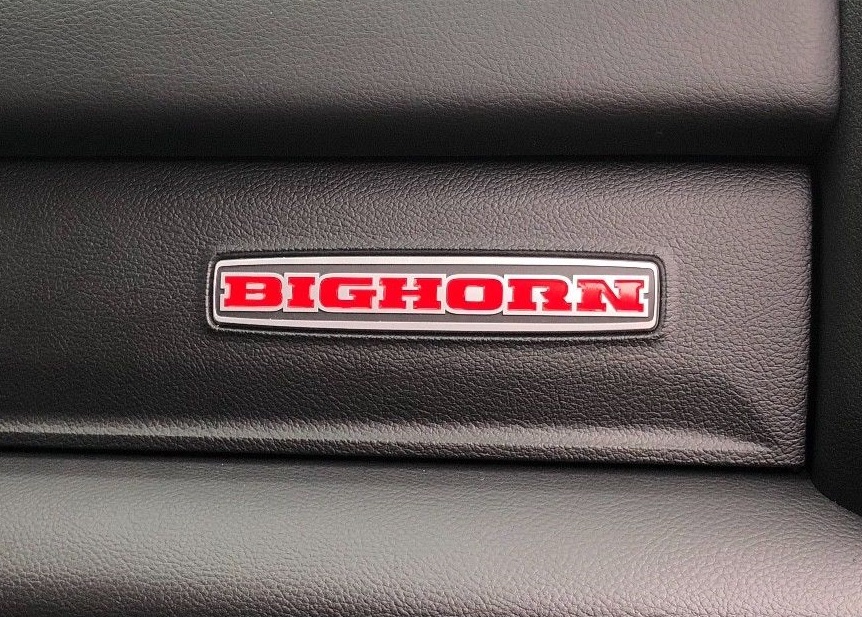 "BIGHORN" Dash Decal Overlay Kit 2019 Ram Truck - Click Image to Close